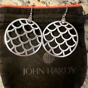 John Hardy silver and gold dragon scale earrings